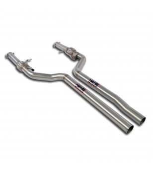 Giulia Quad-Front pipe L/R- Replaces OEM front muffler