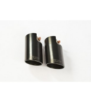 Supersprint end pipe- Black- Giulia/Stelvio Quad Tip