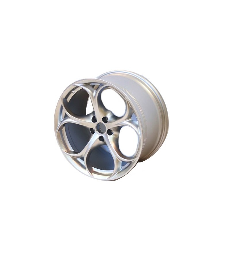 Giulia Quadrifoglio Wheel Set- Bright Silver 5 hole