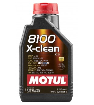 Kit: 5W-40 - Oil Change Kit- Motul 8100 X-CLEAN  (Giulia/Stelvio/4C 1.8L/2.9L/Maserati/Ferrari)