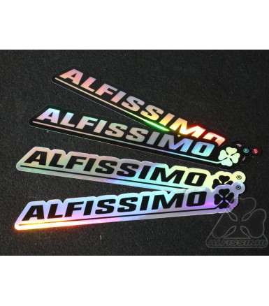 Alfissimo Holographic Stickers (7.5x1")