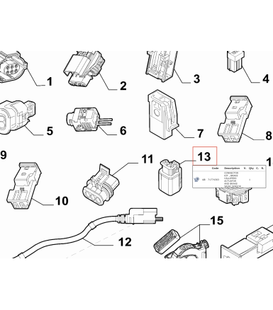 E-Brake Caliper- Wire Repair kit (Updated) Giulia/Stelvio QV