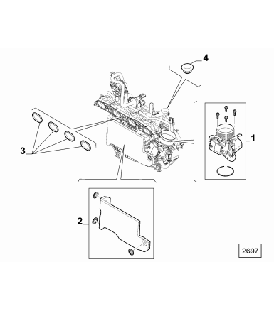 Throttle Body- 2.0L Alfa...