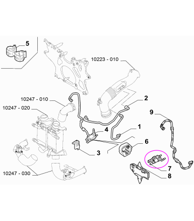 Vacuum Valve- 2.9L Alfa...