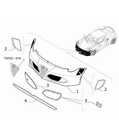 4C Front Air dam/lower