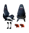 Abarth Sabelt Seats - White...