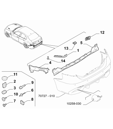 Rear Bumper Reinforcement-...