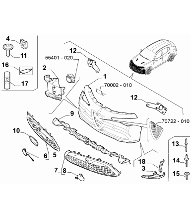 Front Bumper Bracket-...