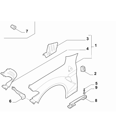 Front Fenders (2.0L/2.9L)...